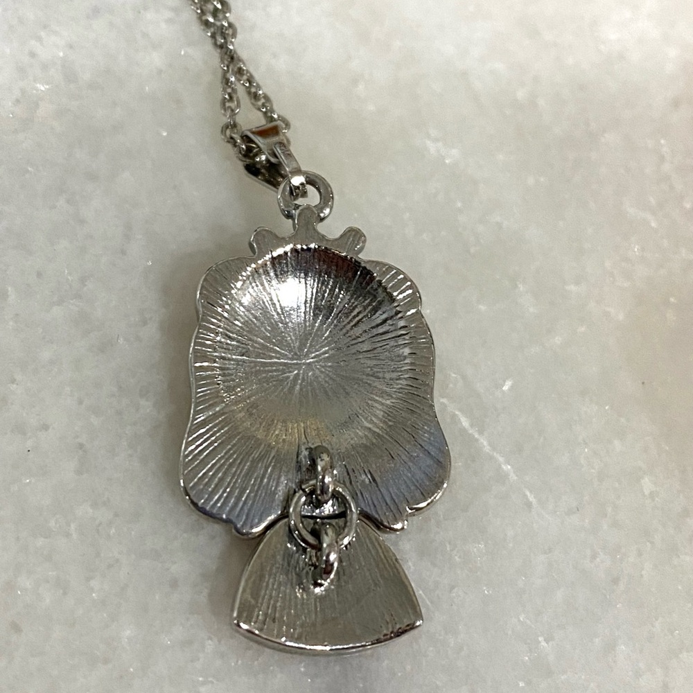 Disney Sleeping Beauty Aurora Silver Necklace - image 3